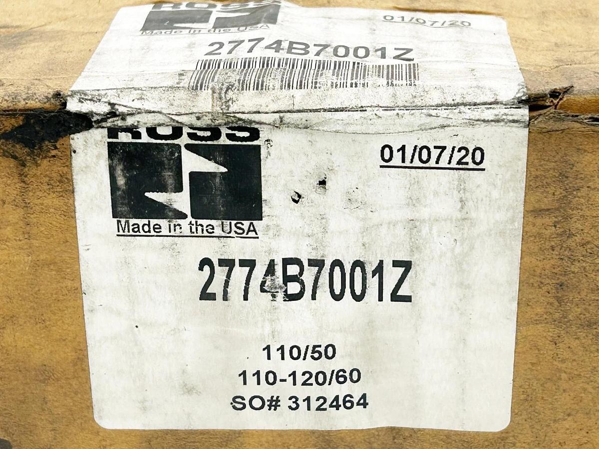 New Ross Controls 2774B7001Z Directional Control Valve 120V 27 Series - Sealed