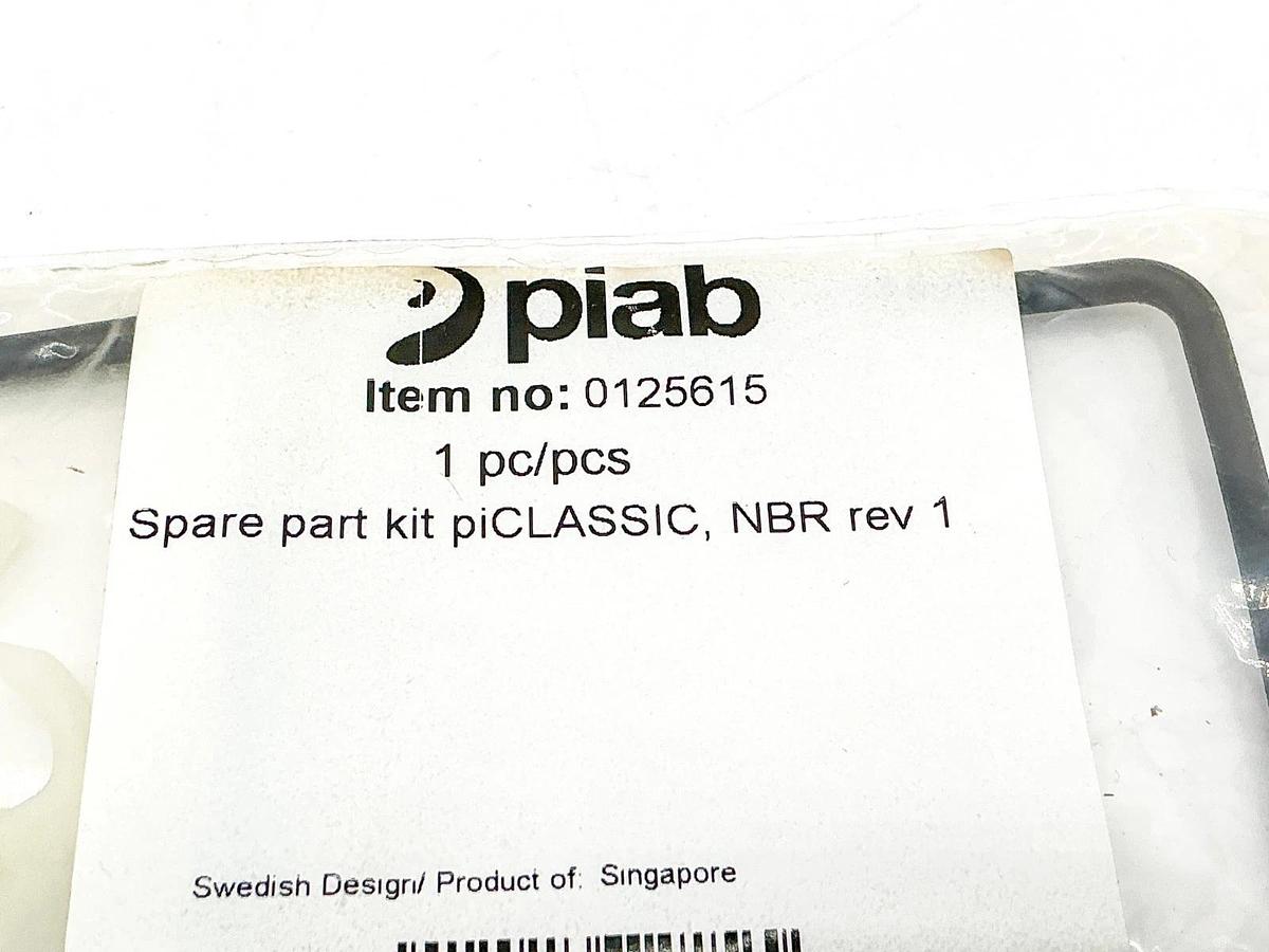 New Piab 01.25.615 Spare Part Kit Pi Classic NBR Rev 1