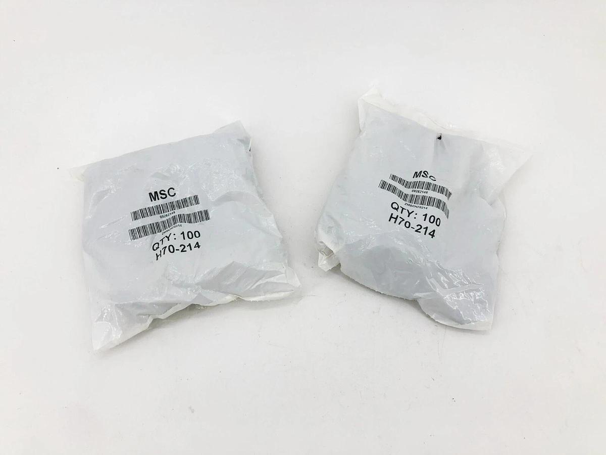 Lot of 200 New MSC H70-214 O-Rings 1"ID X 1-1/4"OD X 1/8"CS