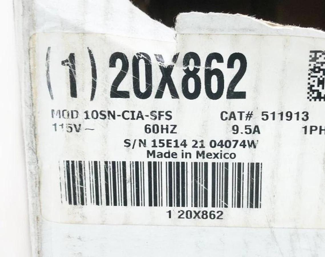 New Little Giant Pumps 511913 Sewage Pump 115V 9.5A 1PH 10SN-CIA-SFS 20X862