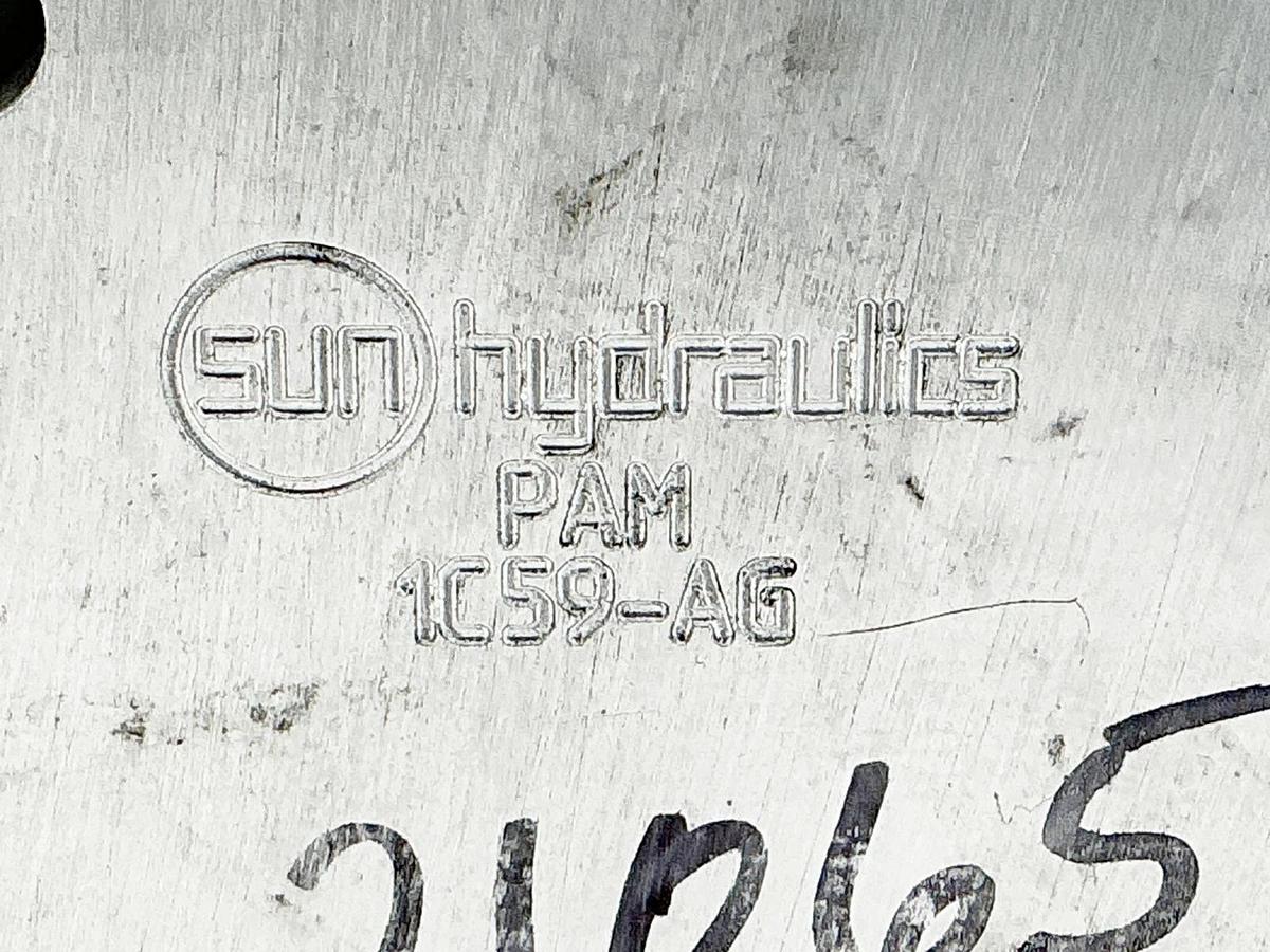 Used Sun Hydraulics PAM Manifold with CWGA-LHN Valve 3:1 Pilot Ratio