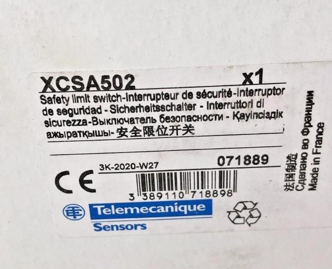 New Telemecanique XCSA502 Safety Limit Switch 500V AC15 240V 3A 071889 (No Key)
