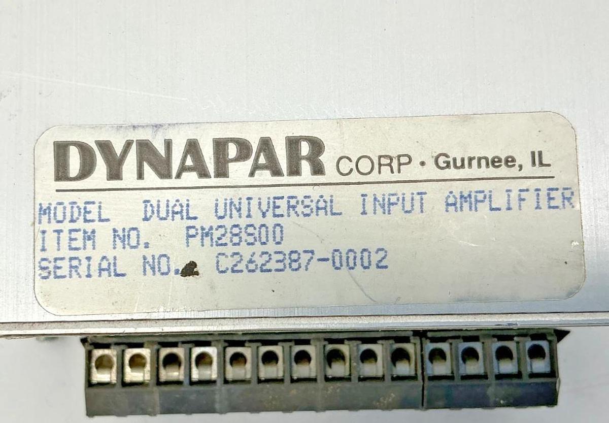 New Dynapar PM28S00 Dual Universal Input Amplifier 12VDC 115/230VAC PM28S No Box