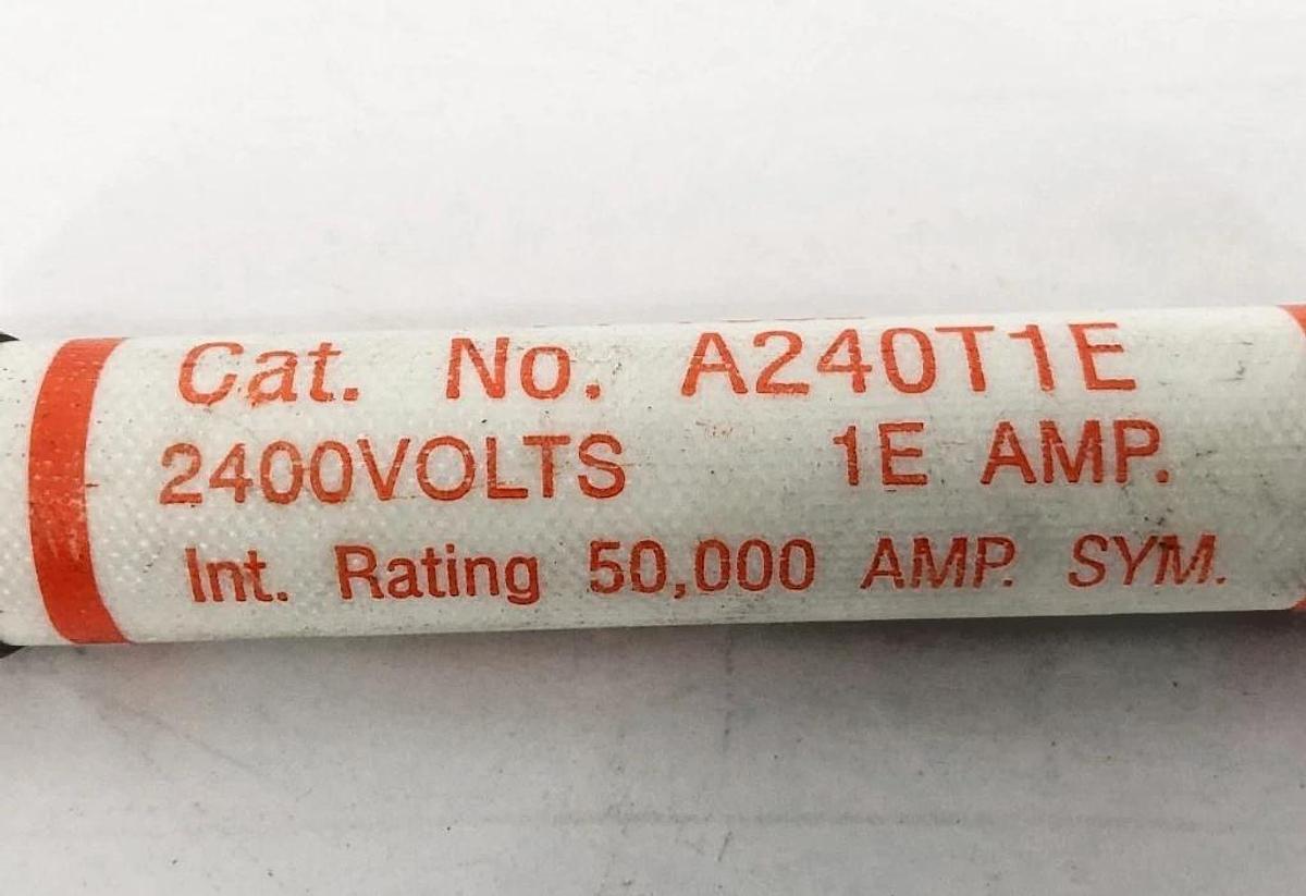 New Ferraz Shawmut A240T1E PT Fuse 1E Amp 2400V - No Box