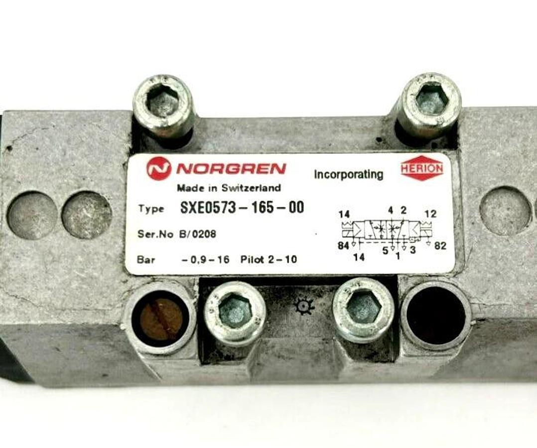 New Norgren SXE0573-165-00 Solenoid Valve, 16 bar