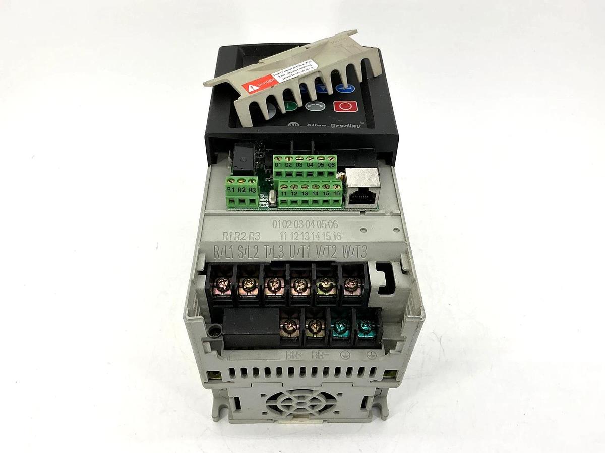 Used Allen Bradley 22A-D6P0N104 Ser A AC Drive 3HP 7.5A 342-528VAC 48-63HZ
