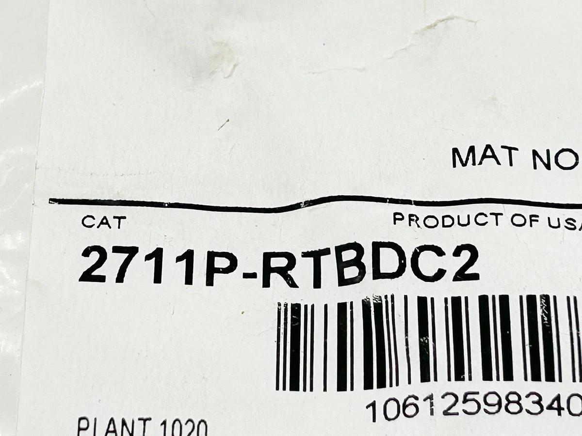 New Allen Bradley 2711P-RTBDC2 Terminal Block 2 Position For DC Logic Modules
