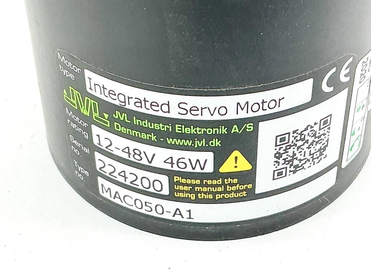 New JVL MAC050-A1 Integrated Servo Motor 12-48V 46W - No Box Missing Part