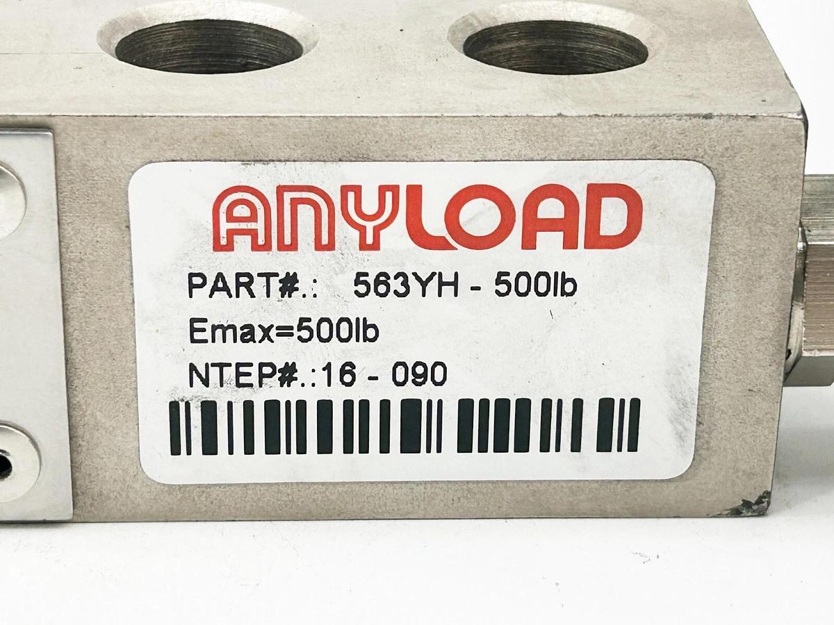 New Anyload 563YH-500LB Single Ended Beam Load Cell Emax 500LB - No Box