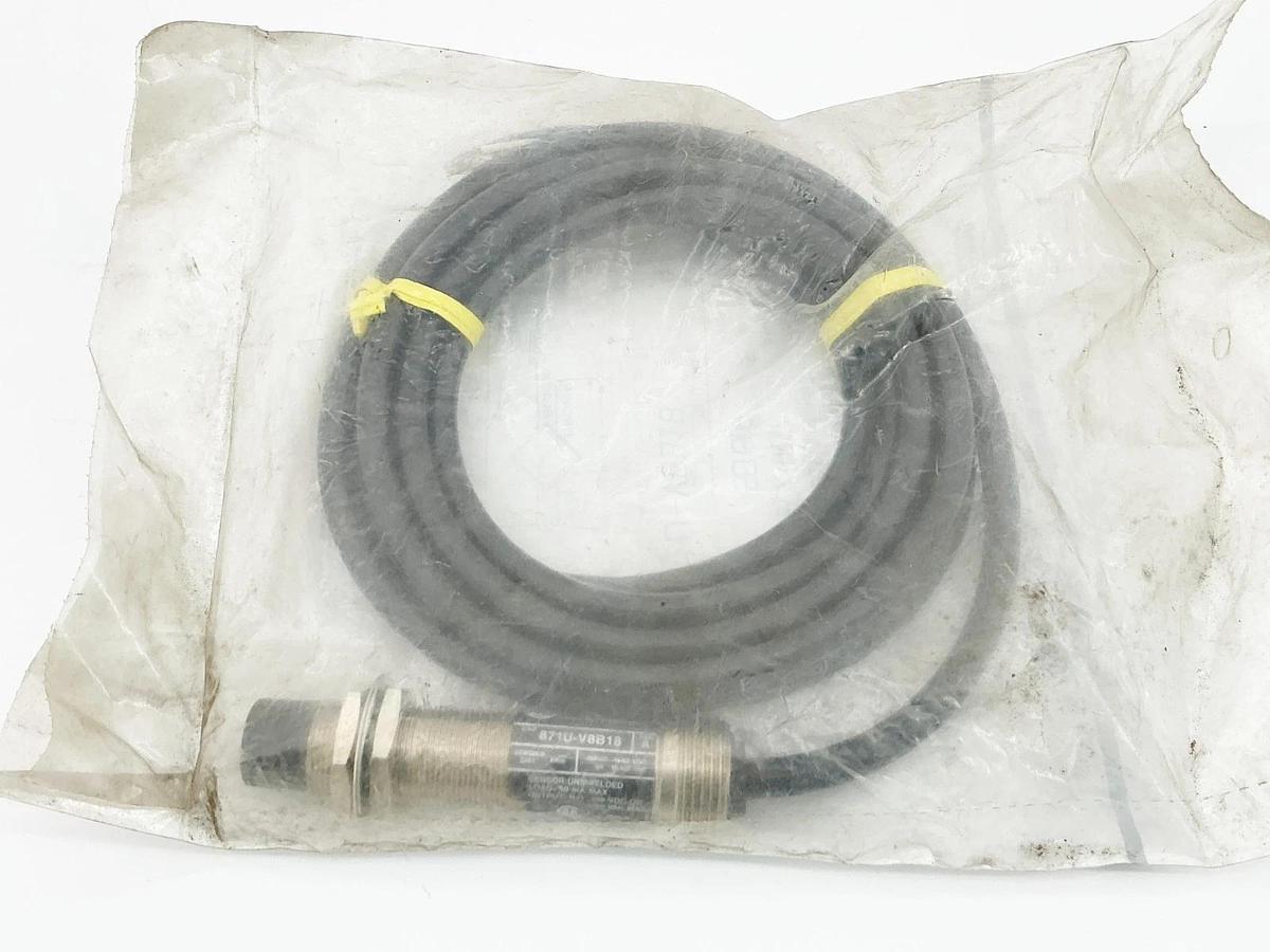 New Allen Bradley 871U-V8B18 Cylindrical Inductive Proximity Sensor 150V Ser.A