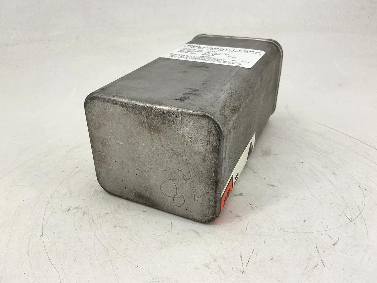 Used NWL Capacitors 11377 Capacitator Capacitance: 35mfd+-10% Voltage: 2.5KVDC