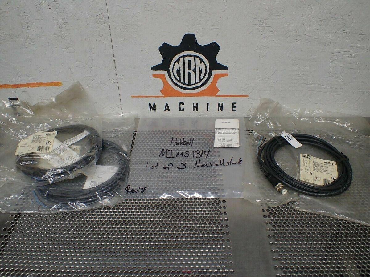 Lot of 3 New SMC DXT170-80-4A-15 Plug Connector Assemblies 60"