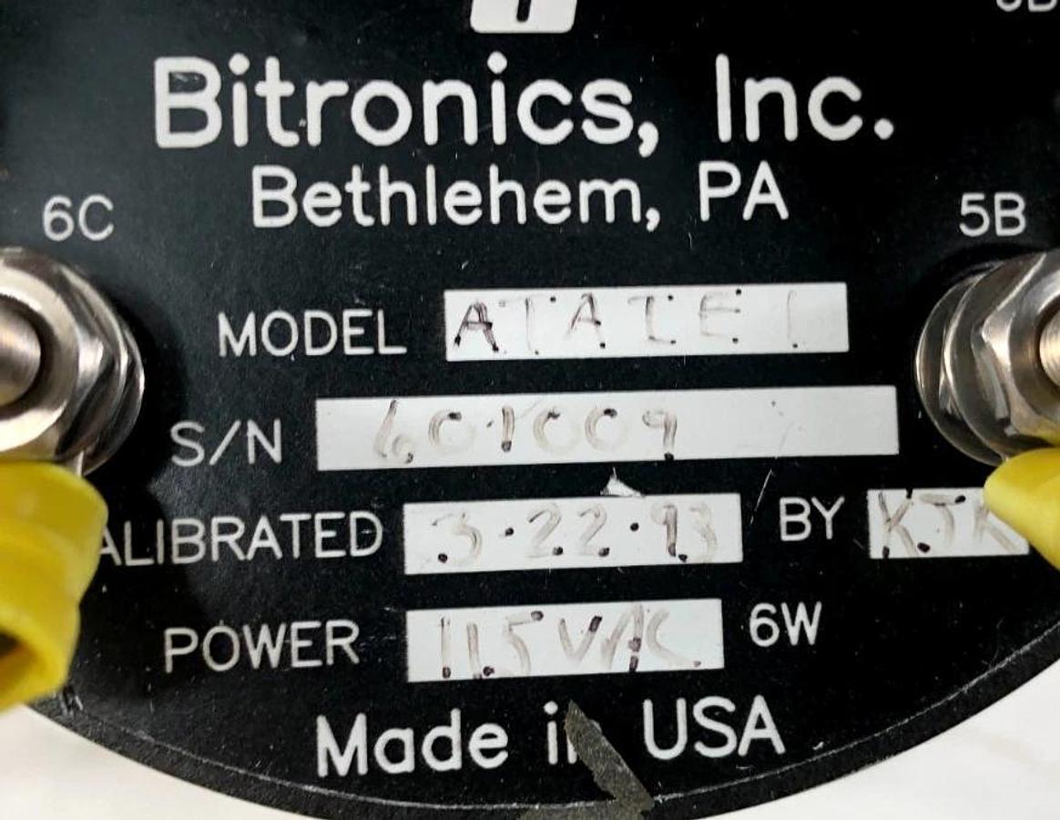 Used Bitronics ATAIE1 Three Phase Volt Meter 115VAC
