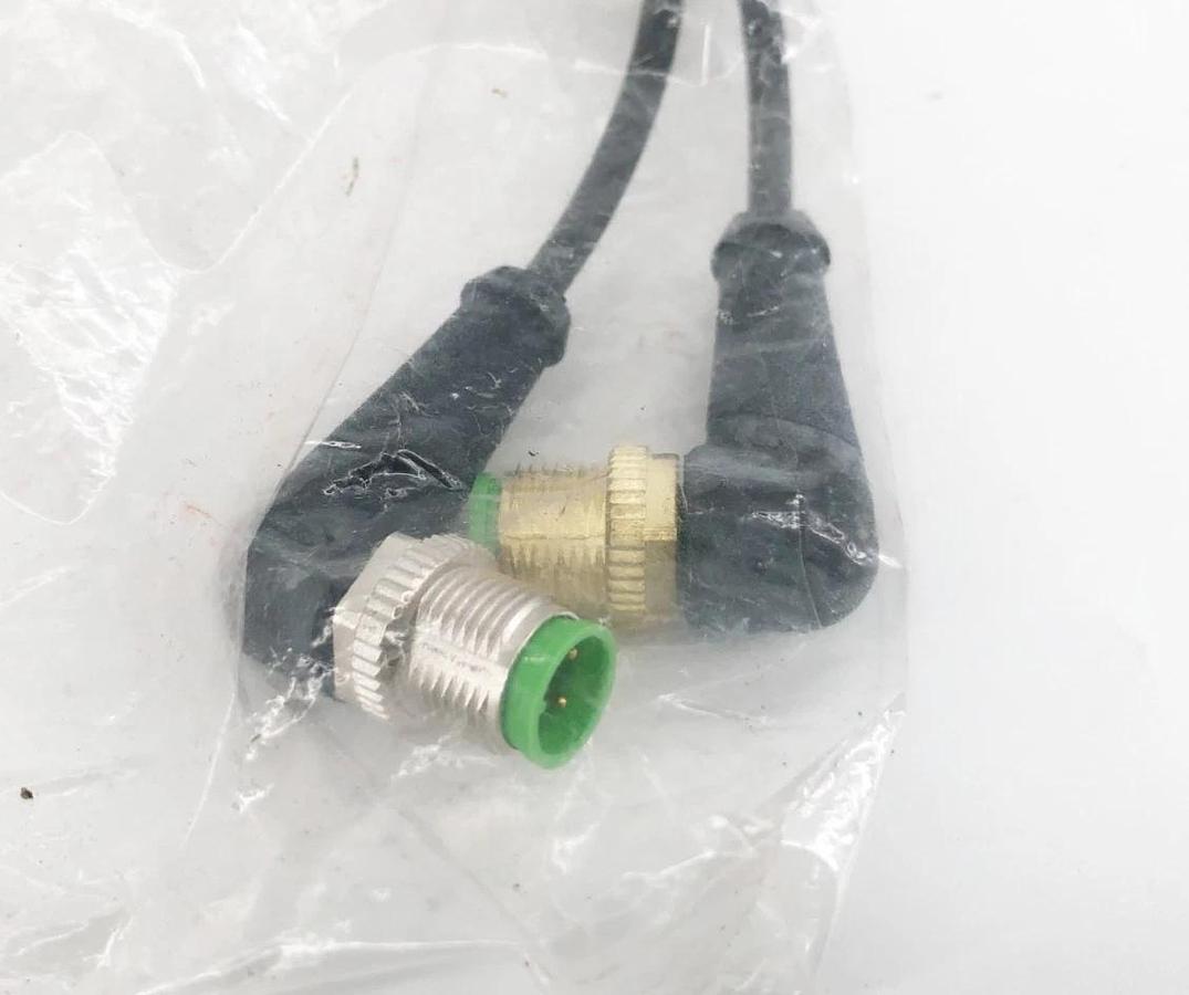 New Murr Elektronik 335721 T-Coupler Slim M8 Female 2x M12 Male 90° 24VAC/DC 4A