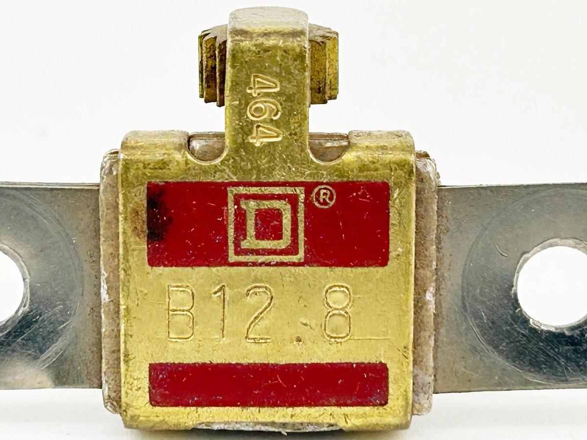 Used Lot of 3 Square D B12.8 Thermal Overload Heating Element