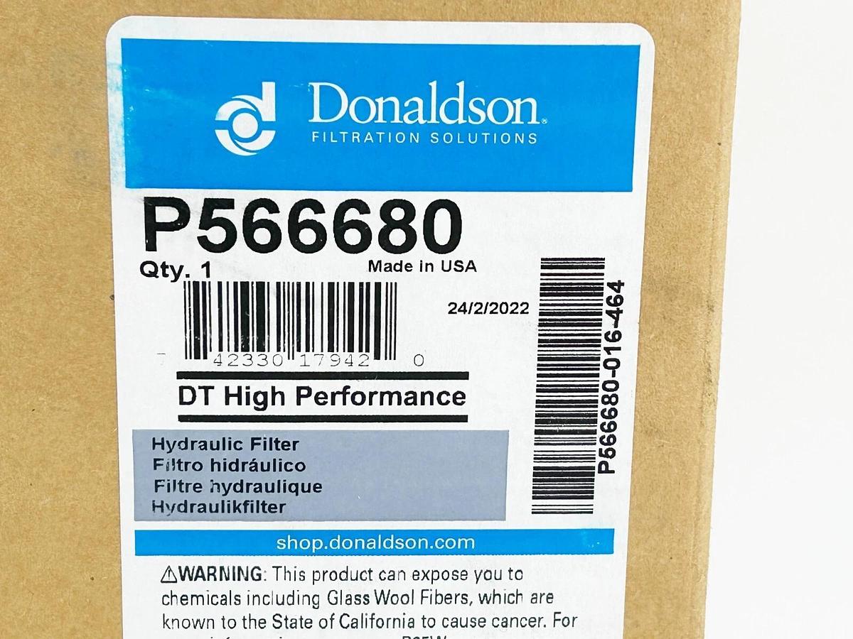 New Donaldson P566680 Hydraulic Filter Cartridge