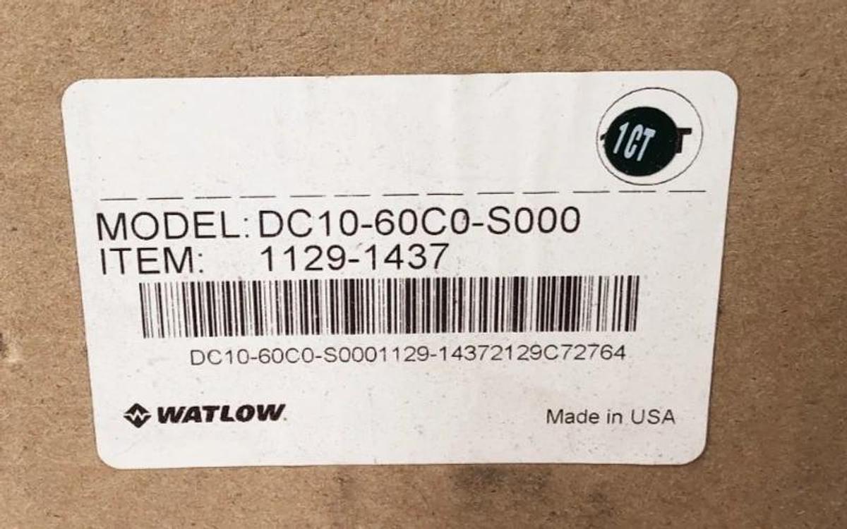 New Watlow DC10-60C0-S000 Controller 55A 4.5-32VDC In 277-600VAC Out - No Coil