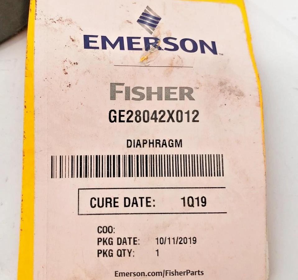 New Fisher Emerson GE28042X012 Valve Diaphragm for 2052 E180/F22 - No Box