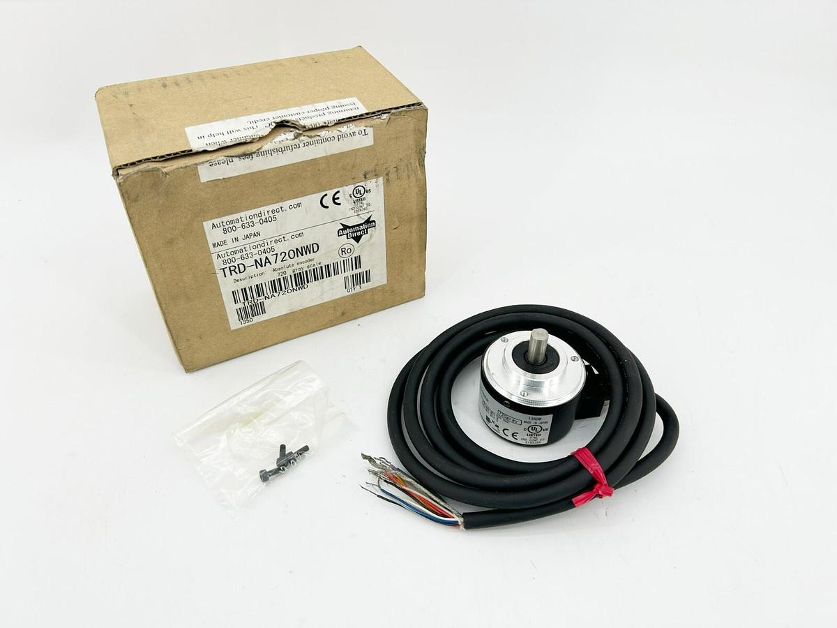 New Automation Direct TRD-NA720NWD Rotary Encoder, 10-26 VDC, 8mm Shaft