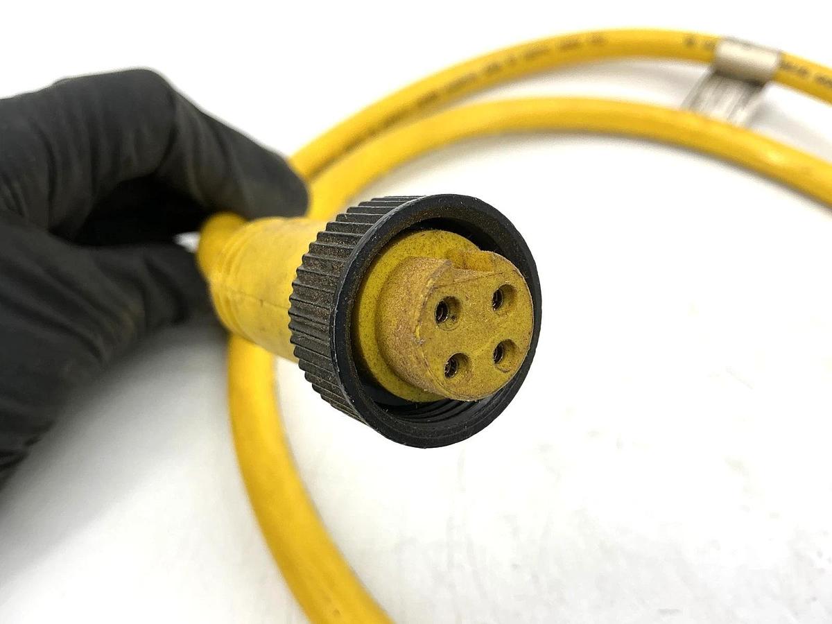 Used Brad Connectivity 41186 Connector Cable 4P Female 4Wire 10A 600V Daniel Woodhead