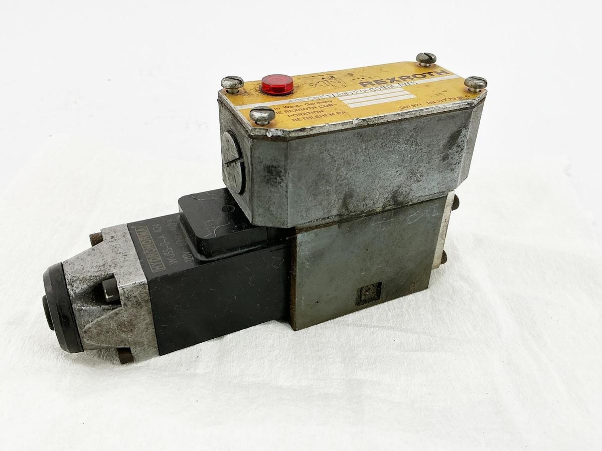 Used Rexroth 4WE6D51/AW120-60NDL/V/5 Hydraulic Solenoid Valve 120V 60Hz 46VA