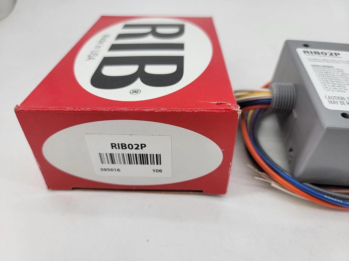 Used Functional Devices RIB02P Power Relay DPDT 208-277VAC 20A - New Surplus