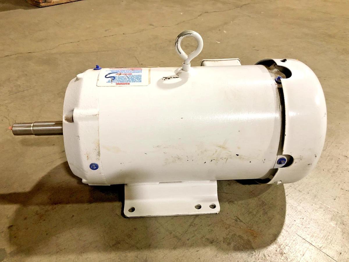 New Baldor JMWDM3615T Washdown Motor 5HP 208-230/460V 1750rpm - No Box