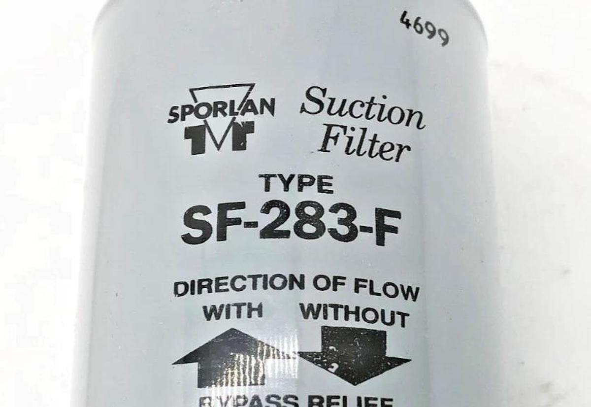 New Sporlan SF-283-F Suction Filter 3/8" SAE Flare 400psig