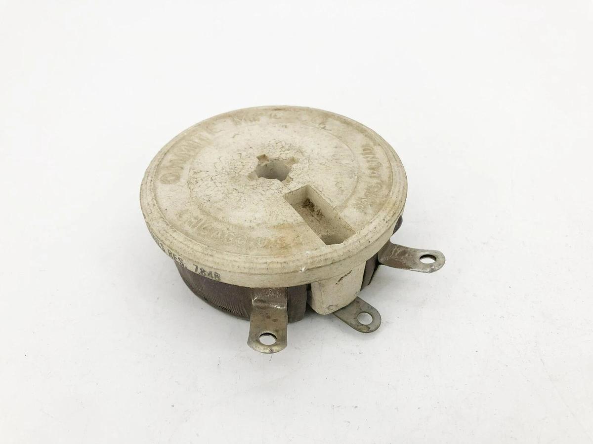 Used Ohmite 0455 Potentiometer 500 Ohm 0.45A