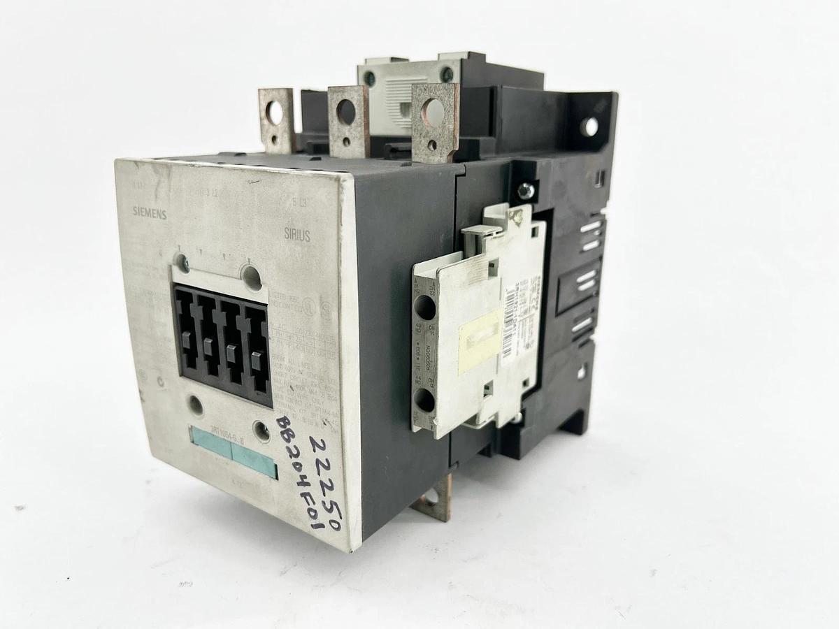 Used Siemens 3RT1054-6AF36 Contactor 127V 360W Coil Series 3RT1
