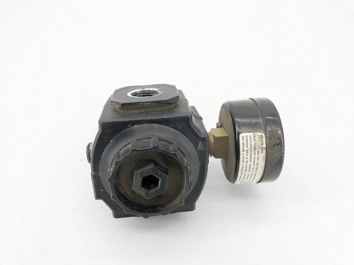 Used Norgren R73G-3AT-RMG Regulator Valve with Gauge 300psi Max 1/4" NPT 20-160psi