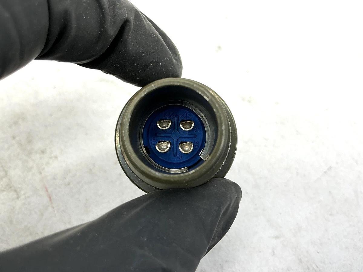 New Amphenol 97-3106A-14S-2S Circular Connector Plug 4-Pin U10-820066-02S