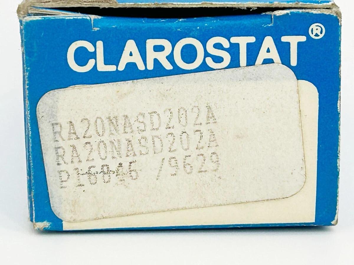 New Clarostat RA20NASD202A Wirewound Potentiometer 2K OHM 2W