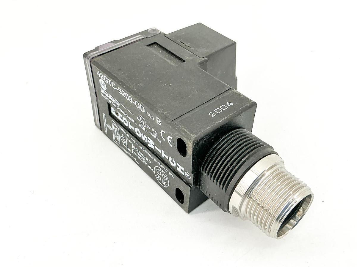 New Allen Bradley 42GTC-9203-QD Photoswitch Sensor 45-264VDC Ser.B - No Box