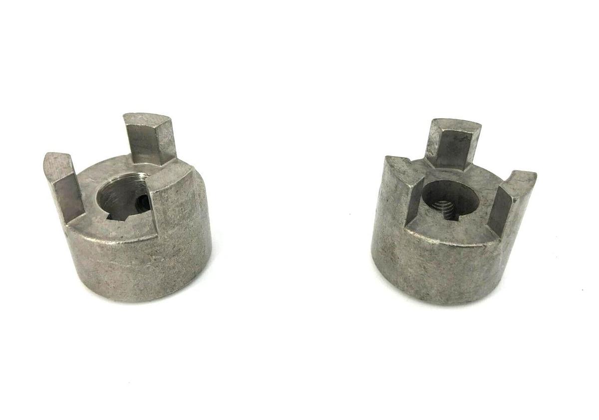 Lot of 2 New Boston 11704 1/2" Bore Jaw Coupling Hubs