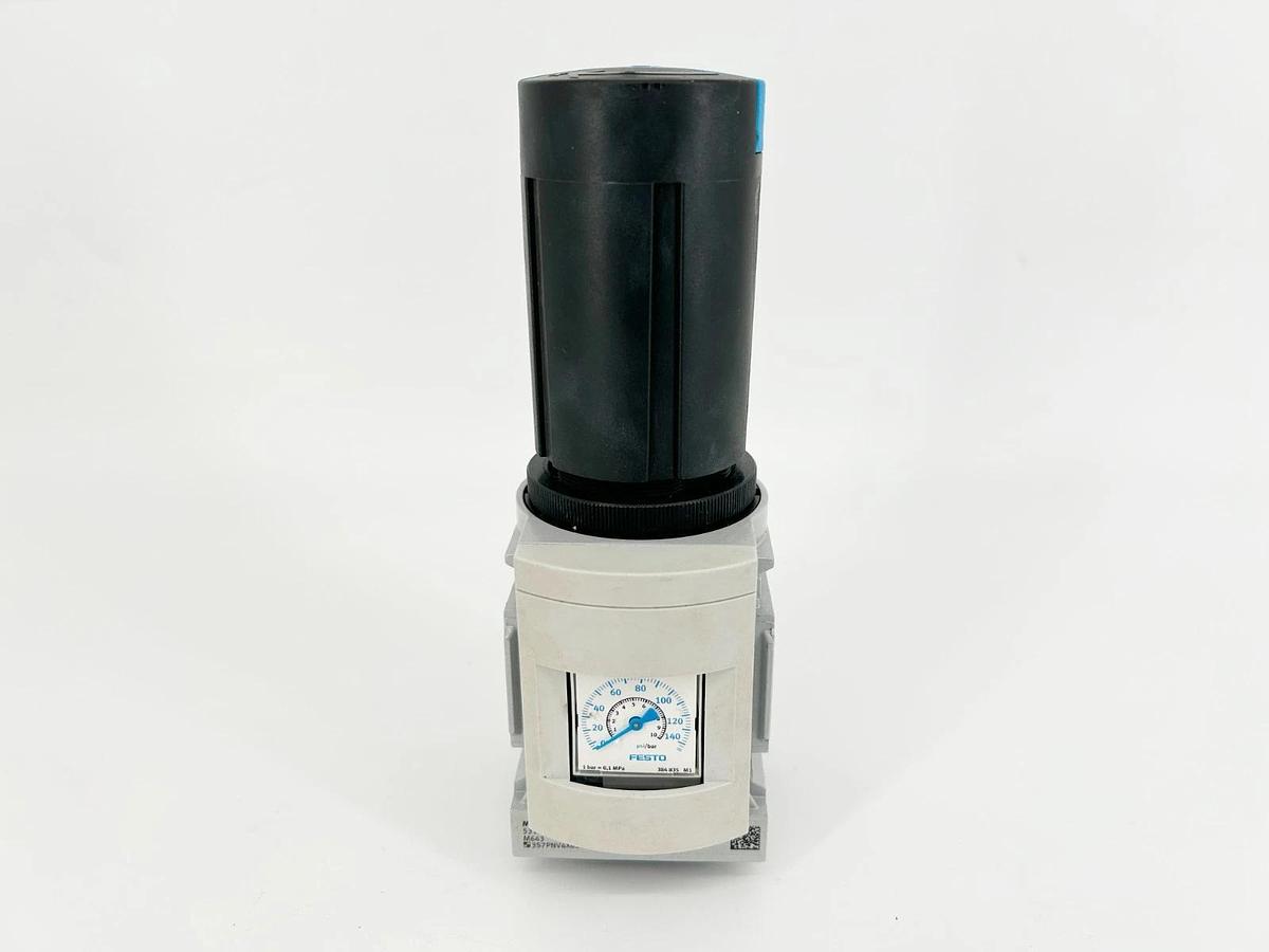 New Festo MS6N-LRB-1/2-D6-AS Filter Regulator Unit 300psi 531820 - No Sightglass