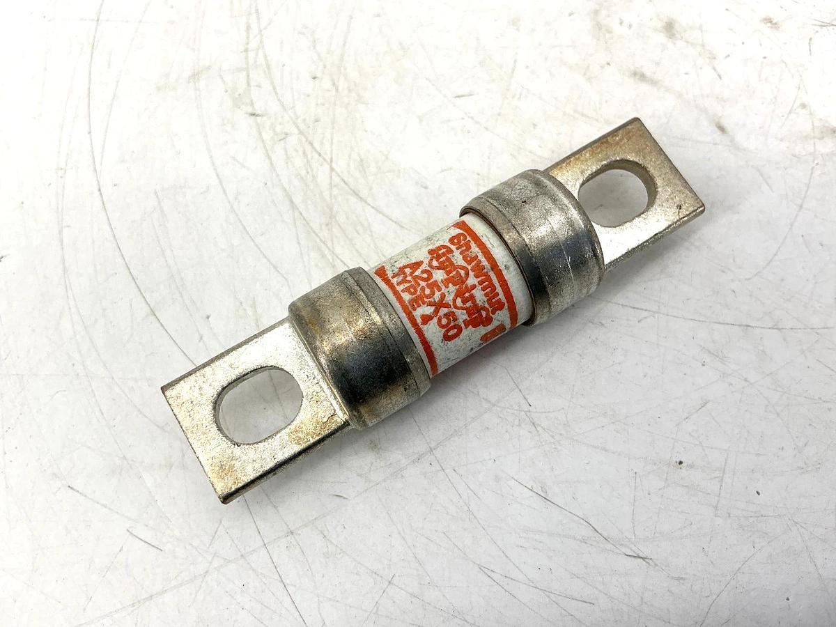 Lot of 2 New Goud Shawmut A25X50 AmpTrap Fuse 50A 250VAC