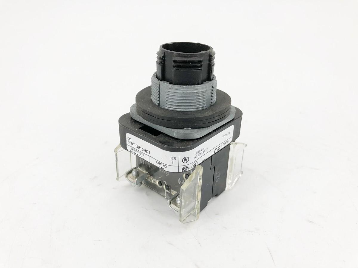 New Allen-Bradley 800T-QB10RD1 Illuminated Pushbutton 120V No Box No Lens/Bulb