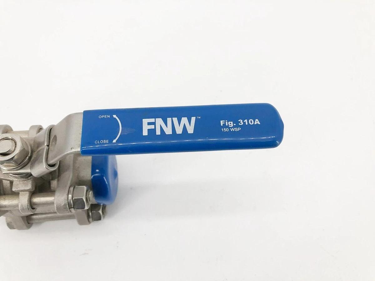 New FNW FNW310ASWF Stainless Steel 3/4" Ball Valve 150WSP CF8M 1000 CWP