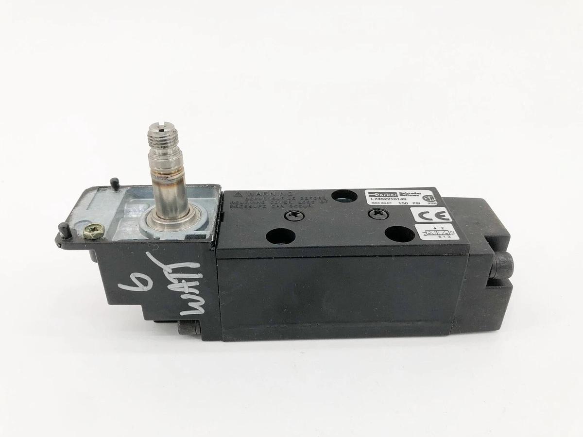 Used Parker L7452210149 Pneumatic Valve 150psi - No Coil