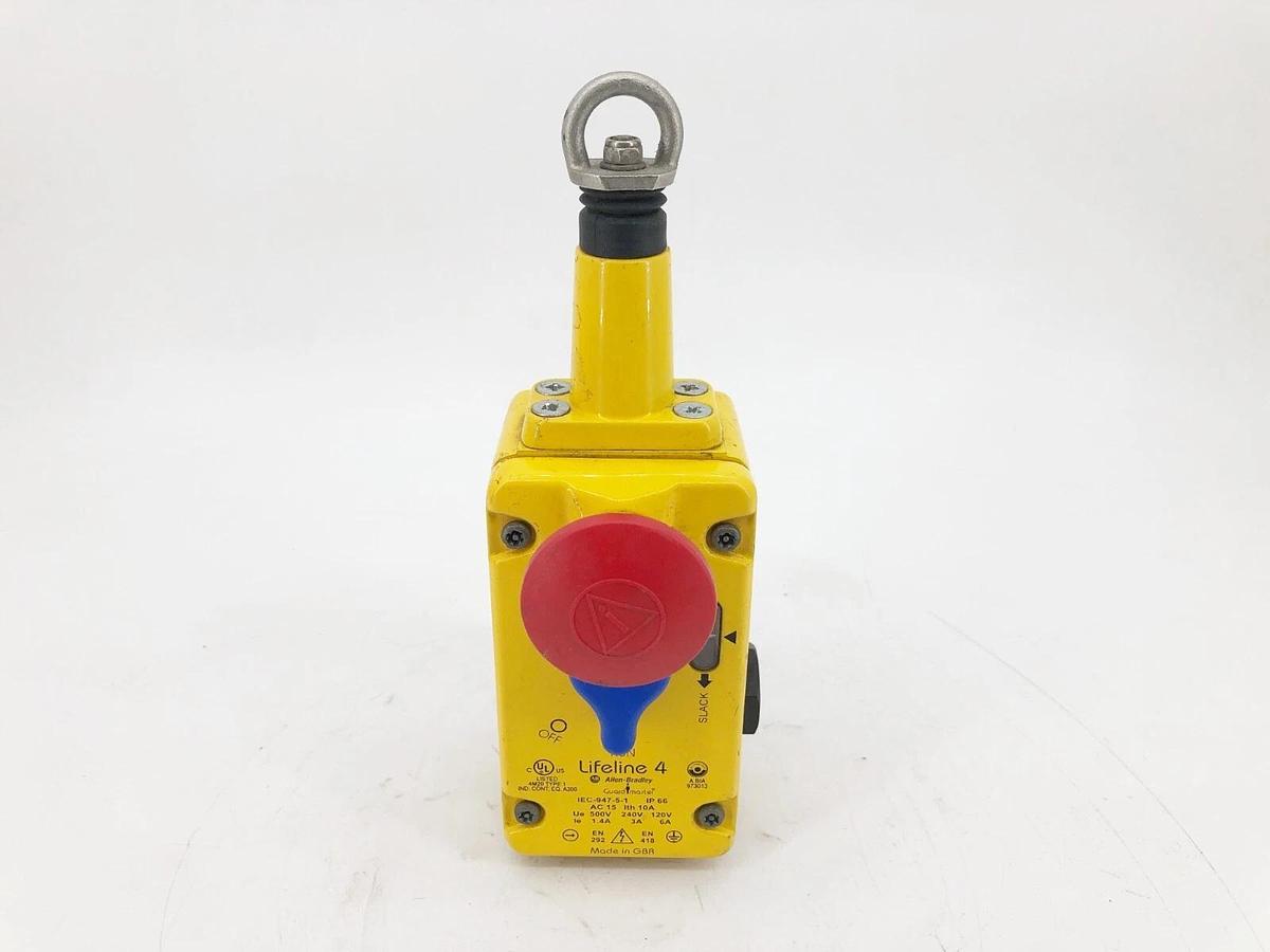 Used Allen Bradley 440E-D13140 Ser. D Guardmaster Safety Switch Lifeline 4