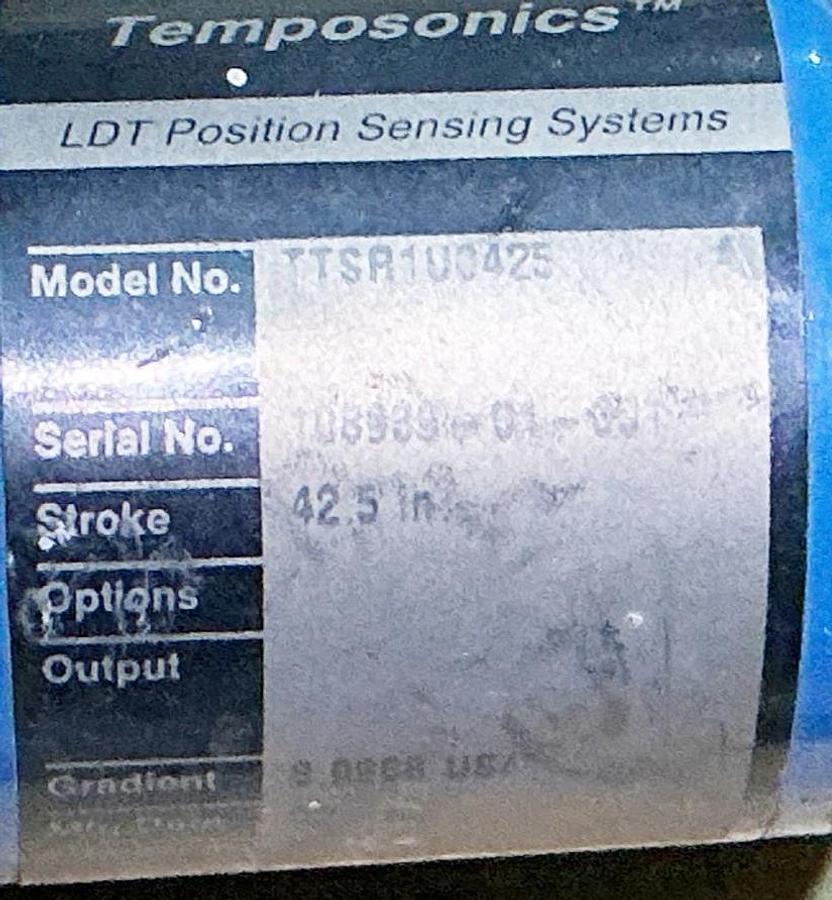 Used Temposonics TTSR1U0425 Probe Sensor 42.5” Stroke Gradient 8.9988