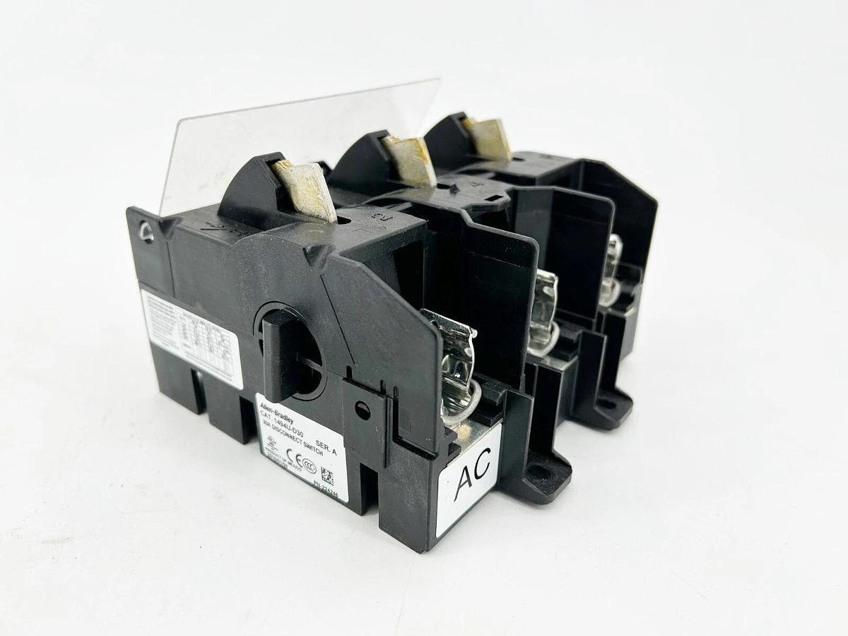New Allen Bradley 1494U-D30 Disconnect Switch Visible Blade 60A 600V 3 Phase AC