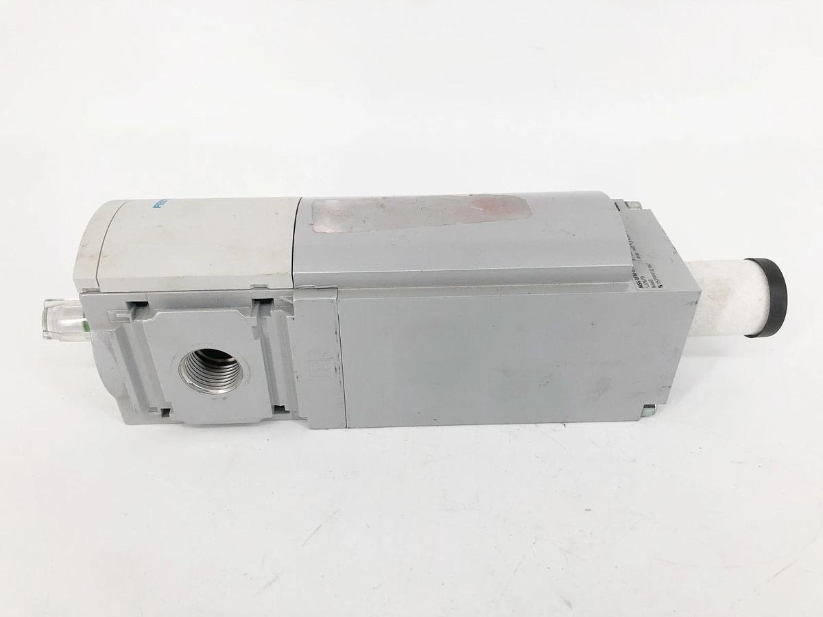 Used Festo MS6-LFM-1/2-A-R-M-HF-DA Pneumatic Filter 527670 300psi 0.01 Micron