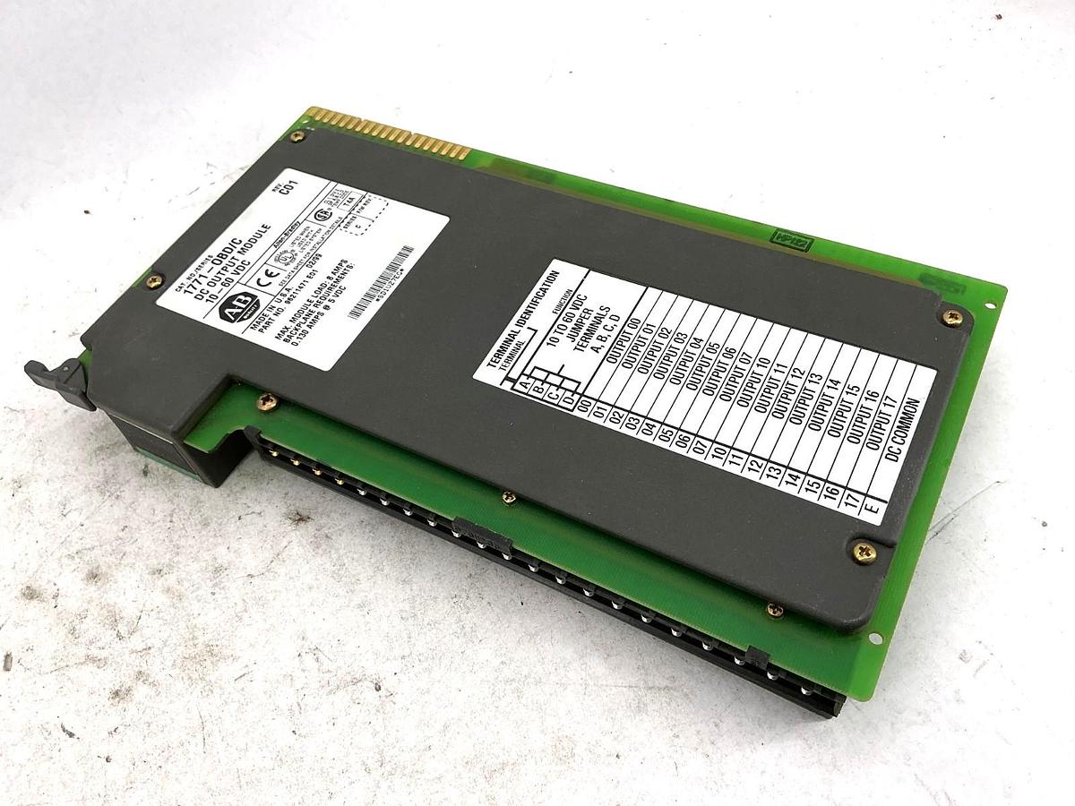 Used Allen Bradley 1771-OBD Ser C DC Output Module PLC Rack 8A 10-60VDC
