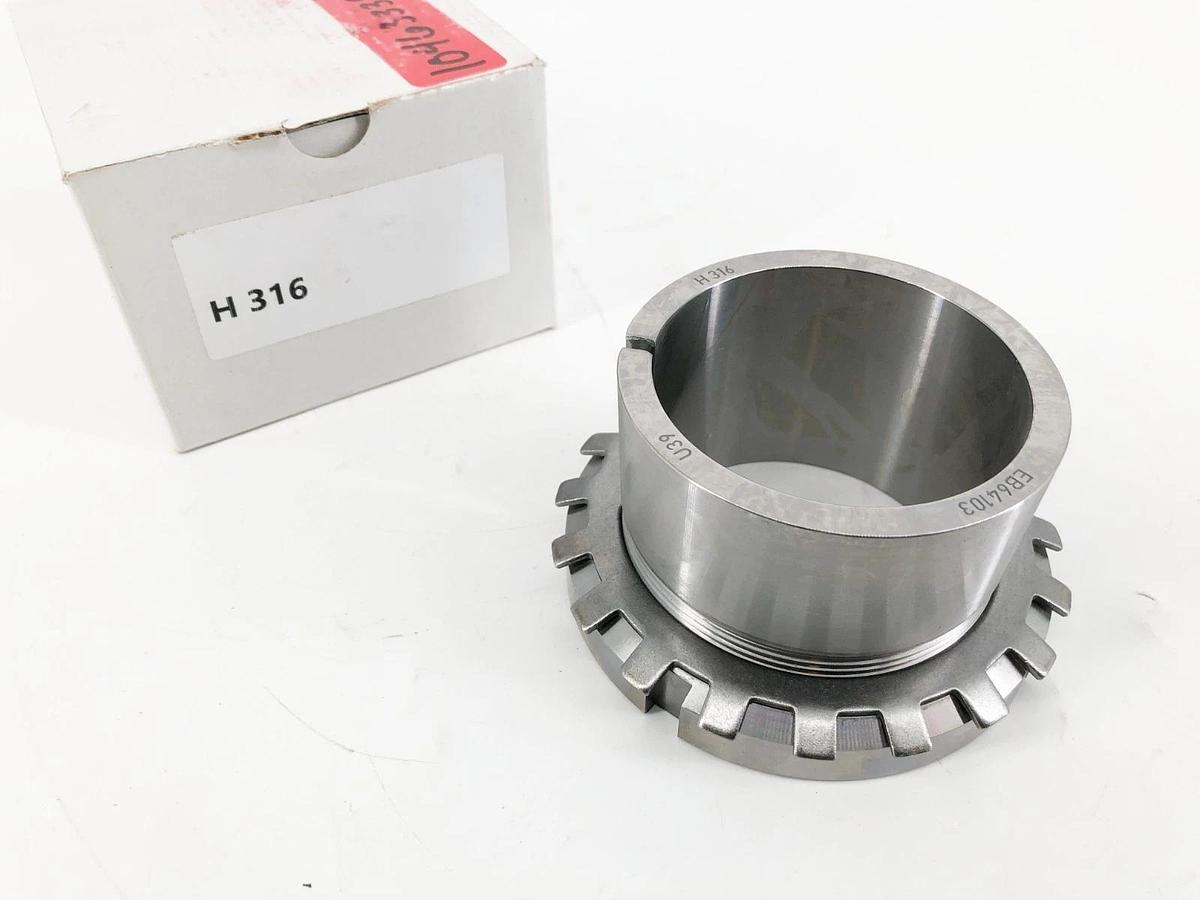 New H 316 Bearing Adapter Sleeve w/ Locknut and Washer 70x105x59mm