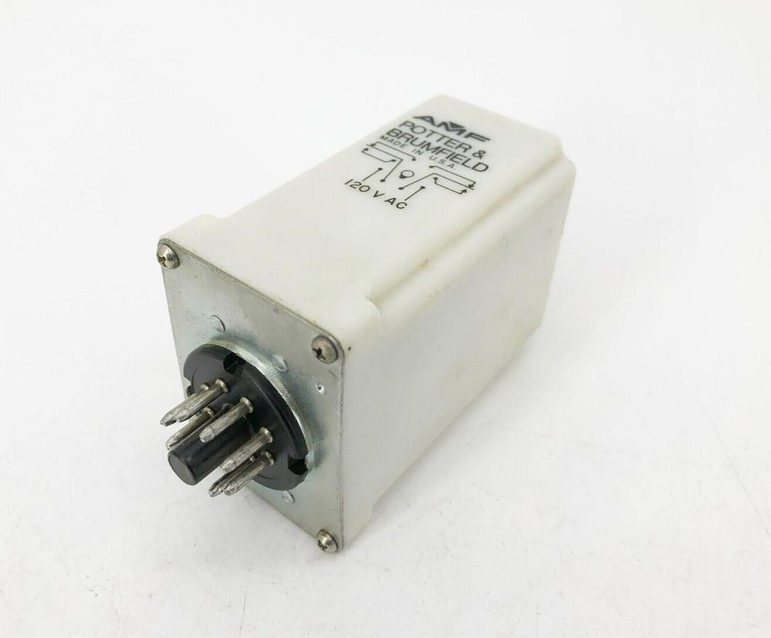 Used Potter & Brumfield CRB-48-70030 Time Delay Relay 0.3-30s 120VAC 10A