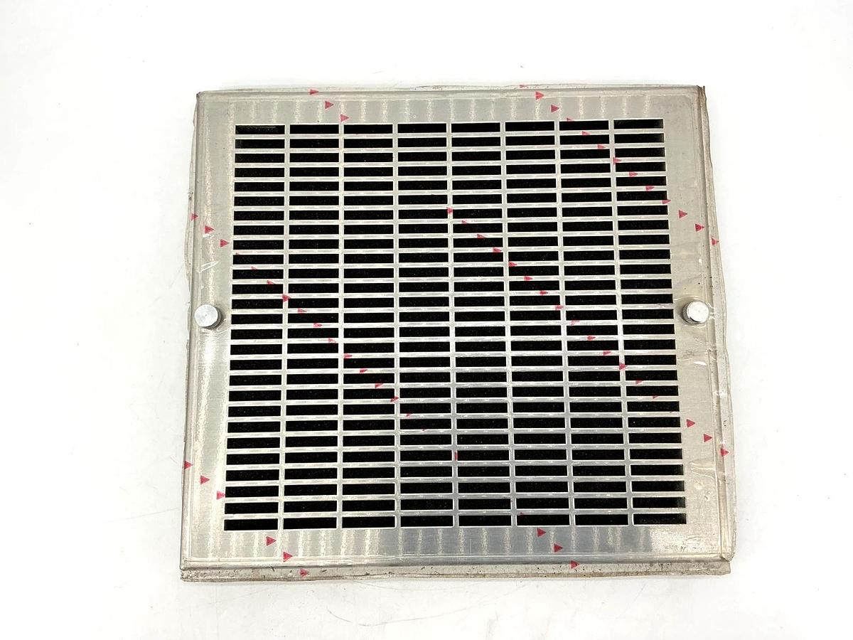 New Hoffman TEP10SS Exhaust Grill Type 1 SS 12"x13" inch MISSING PARTS - No Box