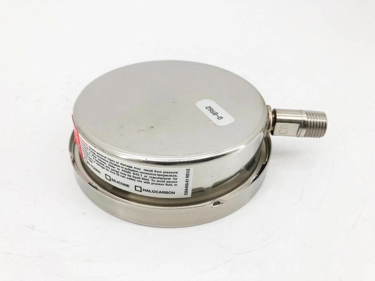 New Ashcroft 35-1009-SW-02L-60# Duralife Industrial 1/4" NPT Lower Mount 60psi