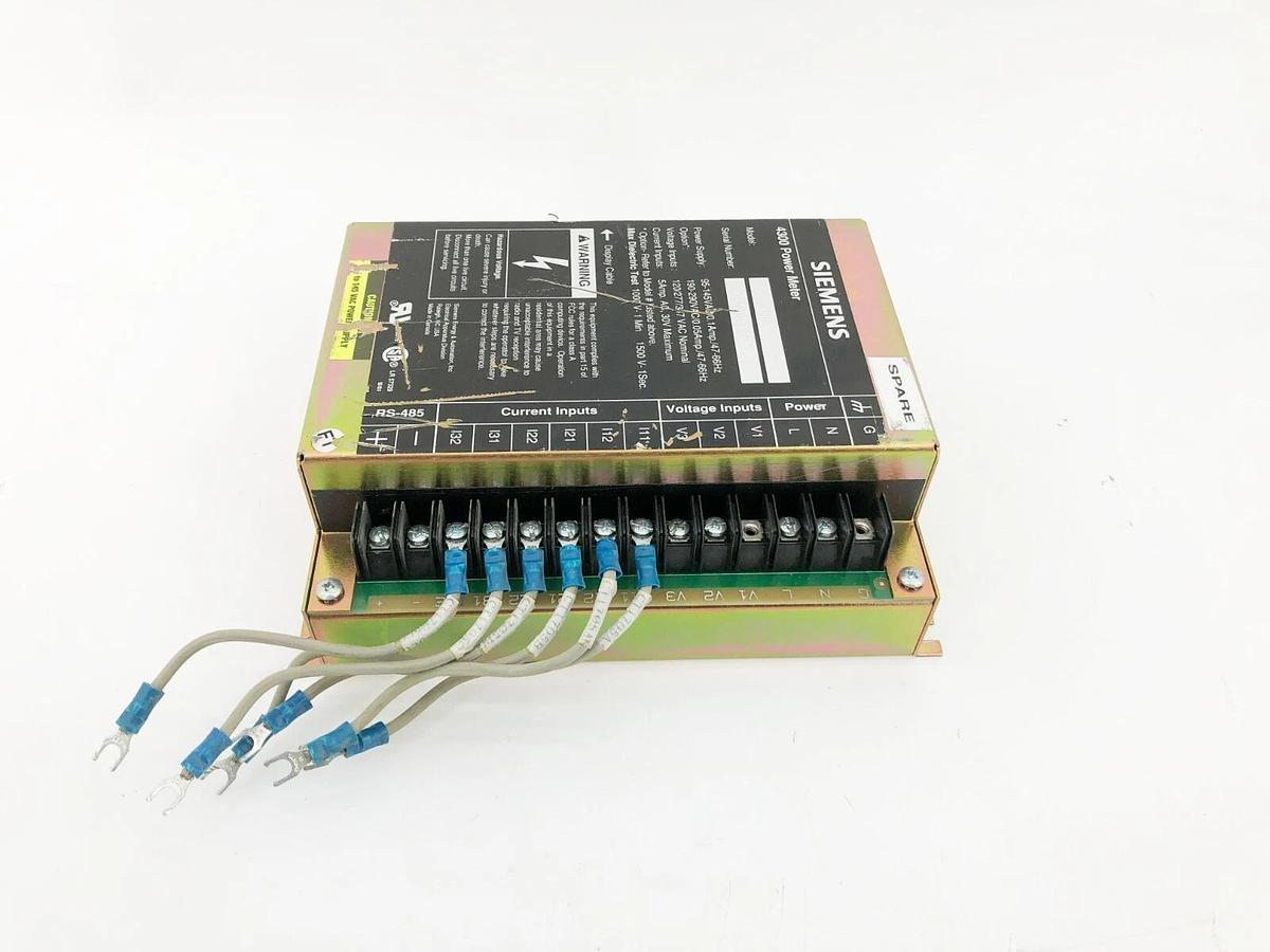 Used Siemens DC-120 4300 Power Meter 95-145VAC